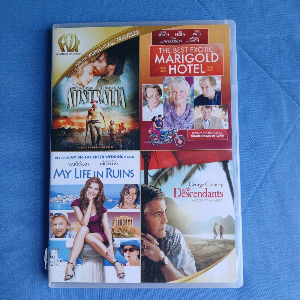 Australia/The Best Exotic Marigold Hotel/My Life in Ruins/The Descendants DVD